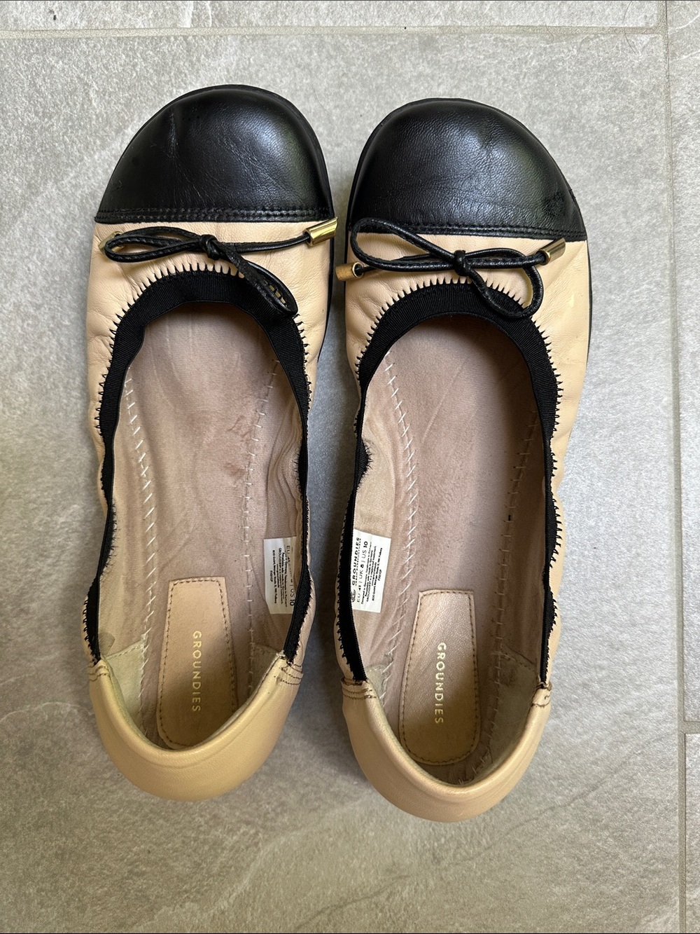 Groundies Felicia barefoot ballet flats size 41